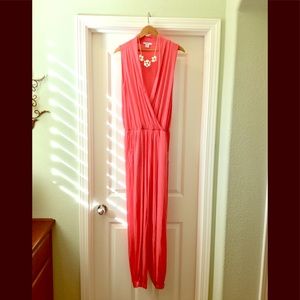 Chic Bar III Coral Jumpsuit
